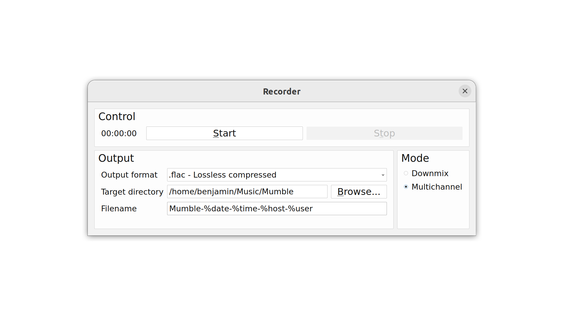 Use Mumble to record a podcast with guests